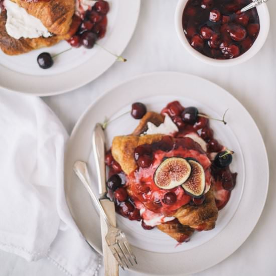 Croissant French Toast - Recipe photo by theblondielocks