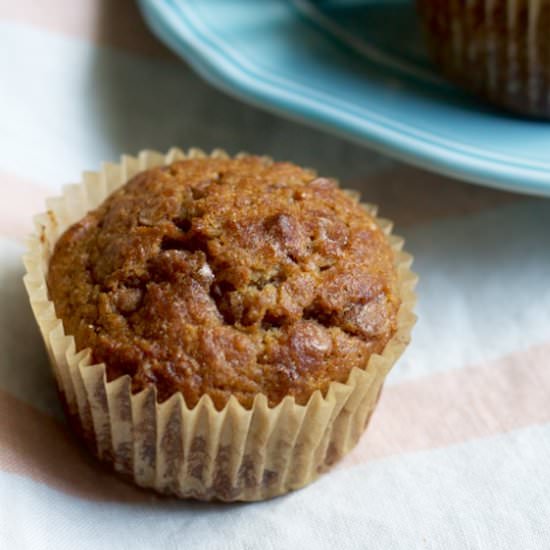 Whole Wheat Cinnamon Chip Muffins - Recipe photo by betondinner