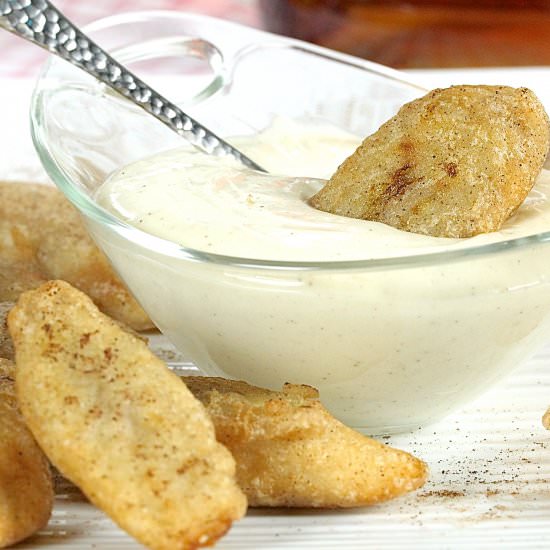 Fried Bananas With Cinnamon Whiskey - Recipe photo by In Good Flavor