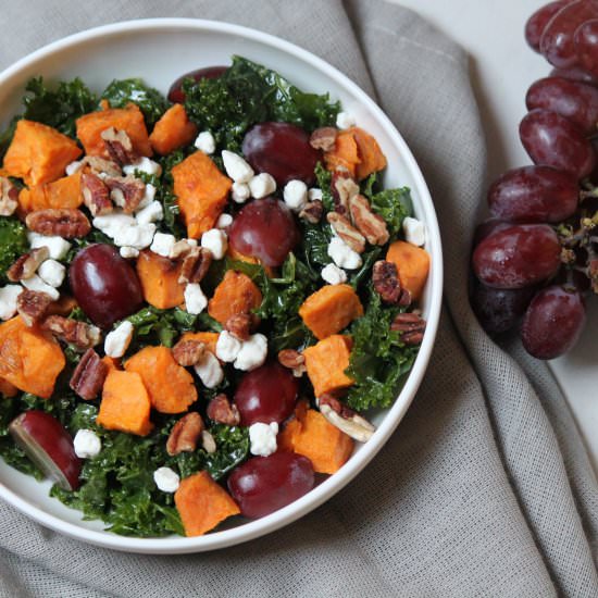 Mustardy Kale Salad - Recipe photo by allie15