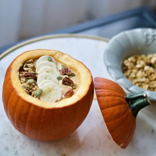 Pumpkin Spice Smoothie Bowl - Recipe photo by anunblurredlady