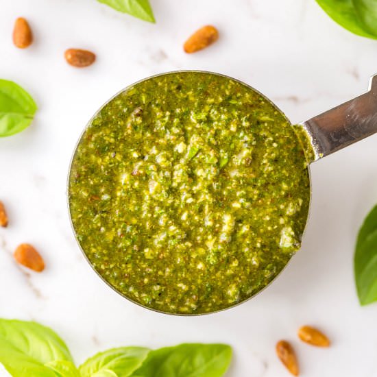 Basil Pesto - Recipe photo by Salt and Baker