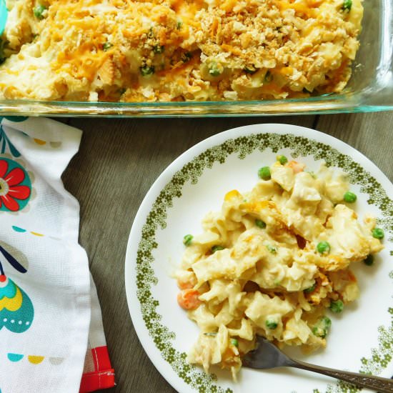 Tuna Casserole - Recipe photo by Bottom Left of the Mitten