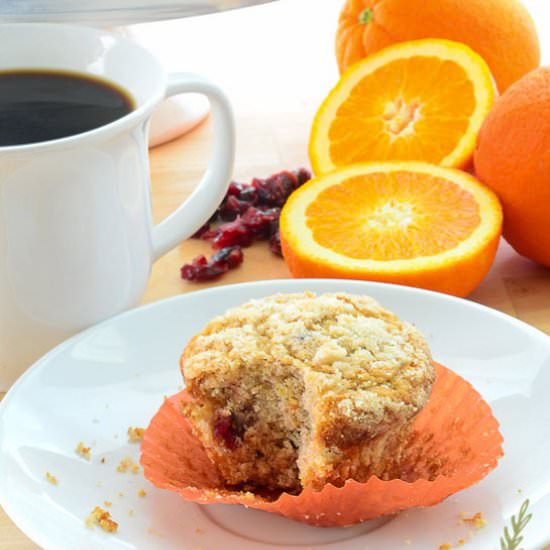 Cranberry-Orange Muffins - Recipe photo by senseandedibility
