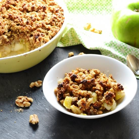 Apple Ginger Breakfast Crumble - Recipe photo by everydayhealthyrecipes
