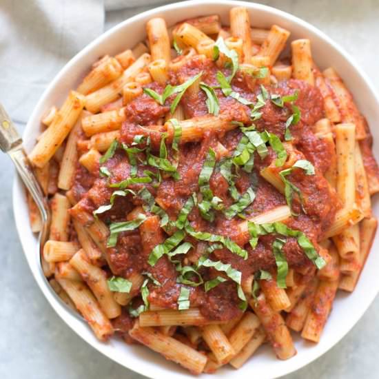 2 Minute Marinara Sauce - Recipe photo by simplywhisked