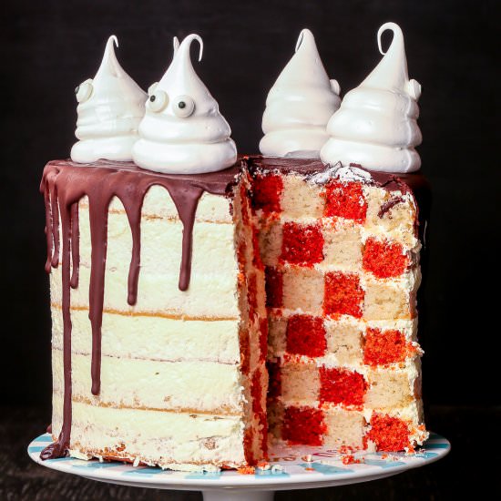 Gluten Free Halloween Cake - Recipe photo by theloopywhisk