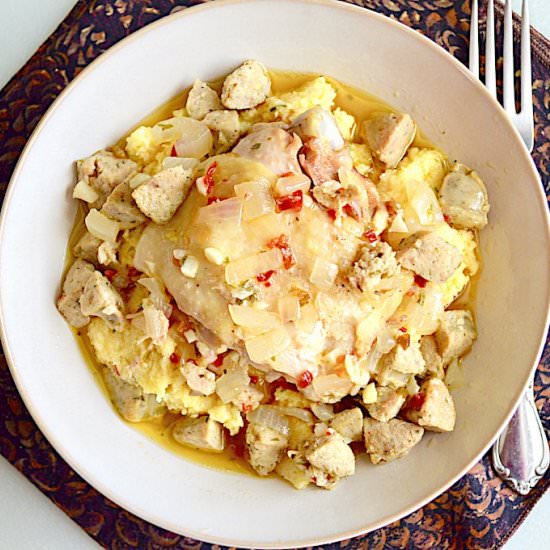 Chicken Scarpiello - Recipe photo by jeanieandluluskitchen