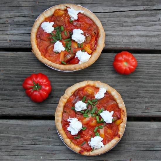Ratatouille Tarts - Recipe photo by danid320