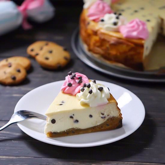 Chocolate Chip Cookie Cheesecake - Recipe photo by Lila Ruth Grain Free