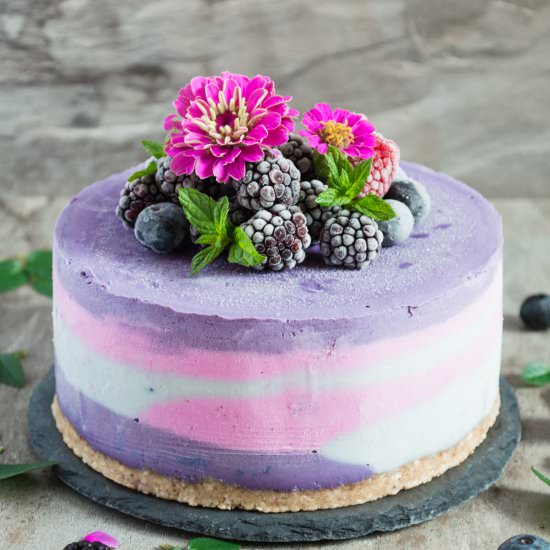 Rainbow Unicorn Cheesecake - Recipe photo by RainbowInMyKitchen