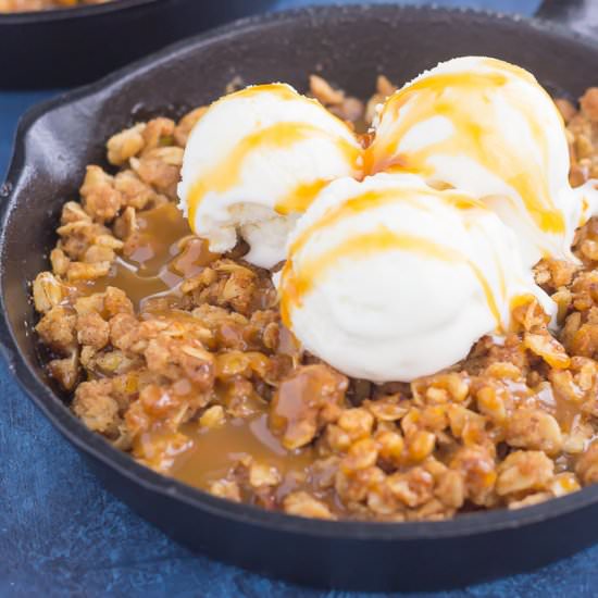 Caramel Apple Crisp - Recipe photo by pumpkinnspice