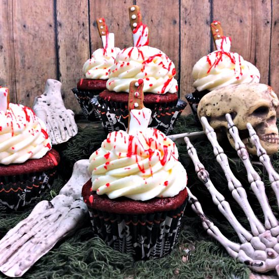 Bloody Cupcakes - Recipe photo by CrayonsAndCravings