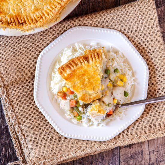Soupy Chicken Pot Pie - Recipe photo by muttandchops