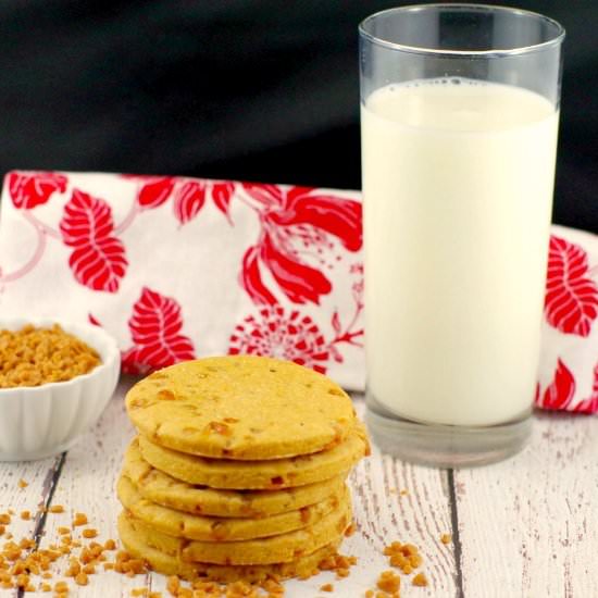 Butterscotch Toffee Crunch Cookies - Recipe photo by Food Meanderings