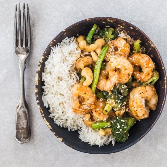 15 Minute Asian Shrimp and Broccoli - Recipe photo by EatGood4Life