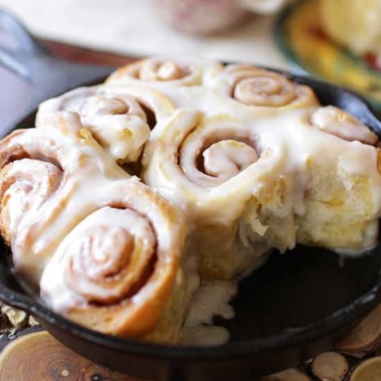 Cinnamon Rolls For One - Recipe photo by One Dish Kitchen