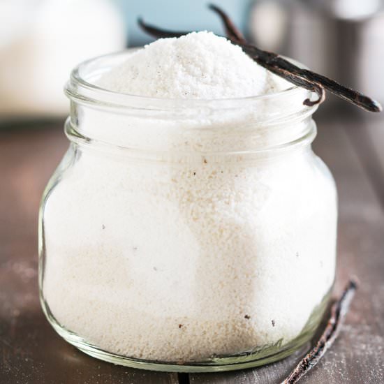Low Calorie Homemade Vanilla Sugar - Recipe photo by dessertswithbenefits