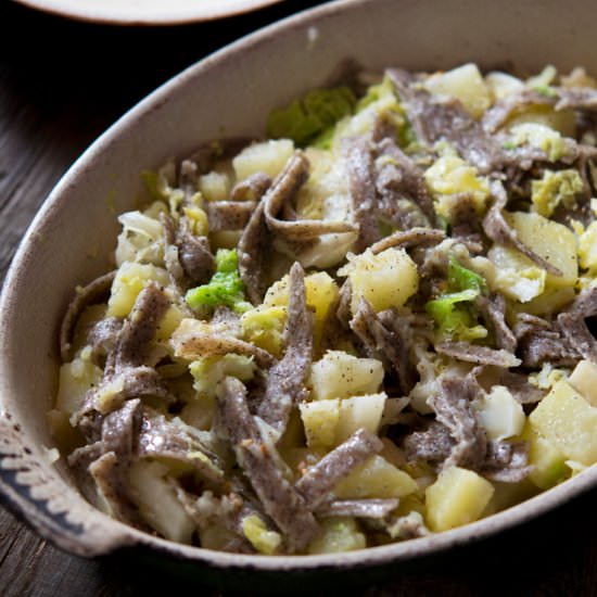 Pizzoccheri Pasta - Recipe photo by Inside the rustic kitchen