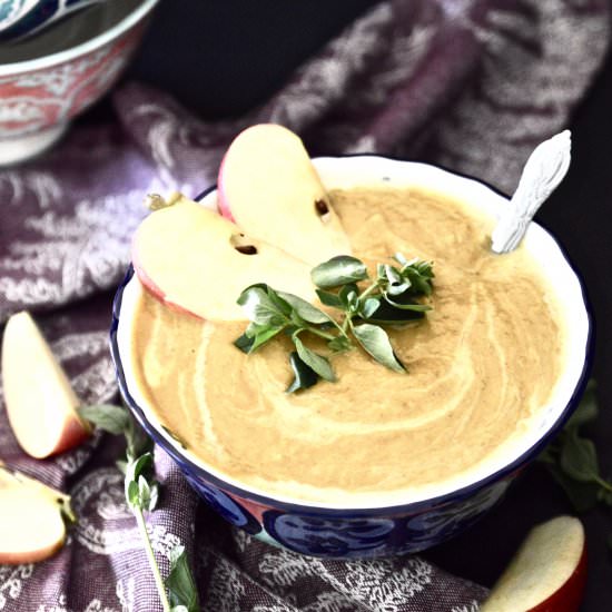 Curry Butternut Squash Soup - Recipe photo by Pure and Simple Nourishment