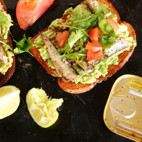 Sardines Toast - Recipe photo by simplyfoodies