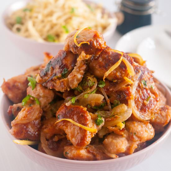 Quick Ginger Chicken Stir Fry - Recipe photo by VeenaAzmanov