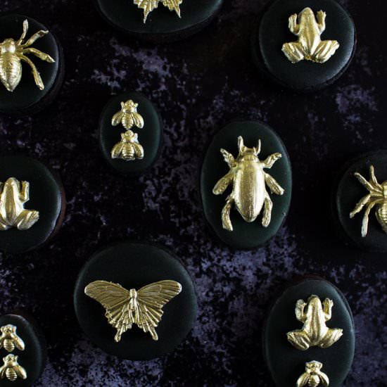Gilded Insect Cookies - Recipe photo by Clairellyn