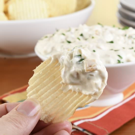 Caramelized Onion Dip - Recipe photo by For the Love of Cooking