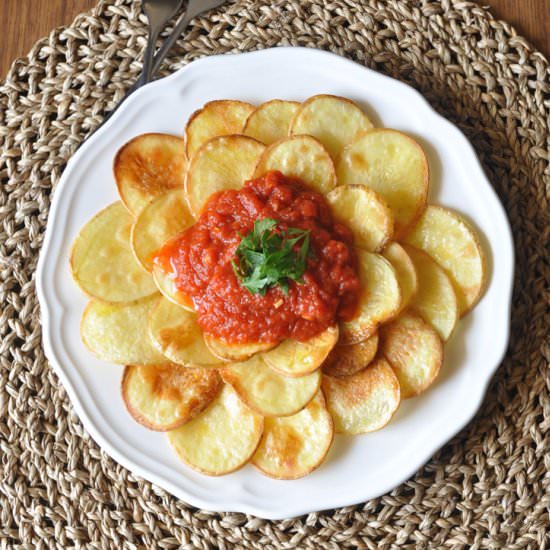 Alicante Style Patatas Bravas - Recipe photo by Spain on a Fork