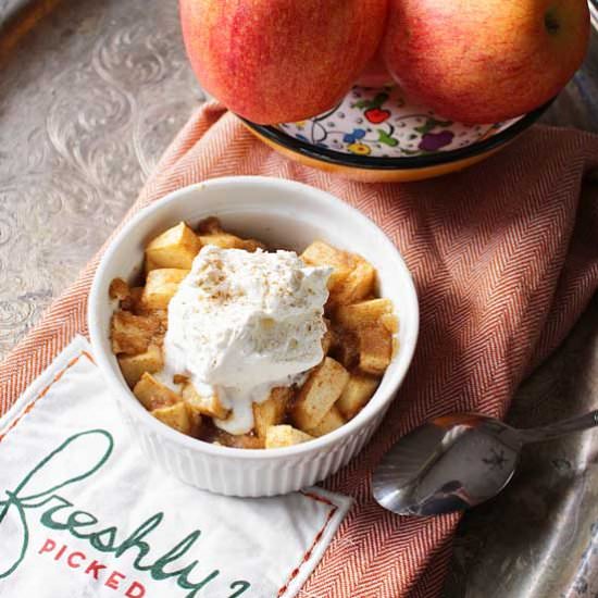 Apple Crisp For One - Recipe photo by One Dish Kitchen