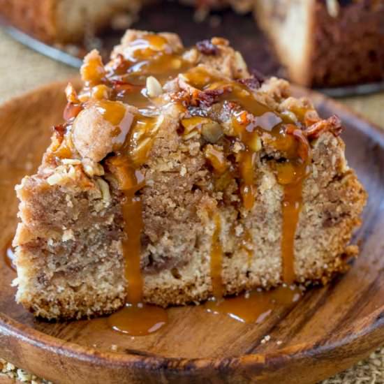 Apple Crisp Crumb Cake - Recipe photo by dinnerthendessert