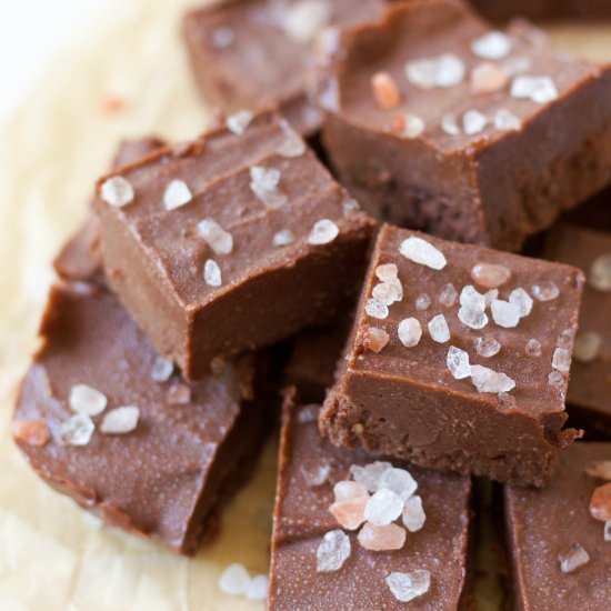 Chocolate Sunflower Freezer Fudge - Recipe photo by recipestonourish