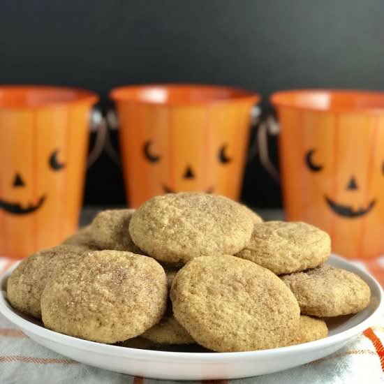 Pumpkin Snickerdoodle Cookies - Recipe photo by kitchengonerogue