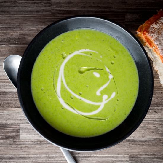 Broccoli and Stilton Soup - Recipe photo by Brian Jones