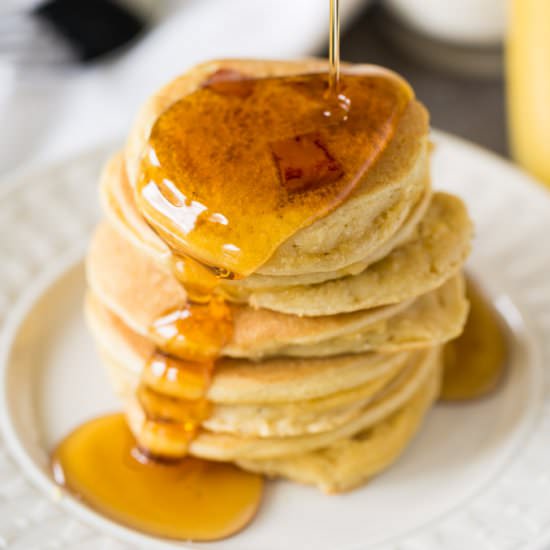 Silver Dollar Pancakes with Ham - Recipe photo by Recipe for Perfection