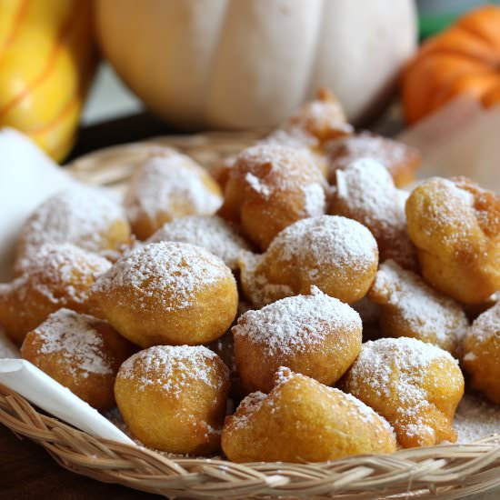 Pumpkin Fritters - Recipe photo by Ale Gambini
