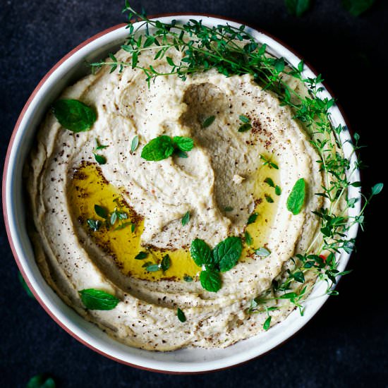 Lebanese Hummus & Baba Ghanoush - Recipe photo by occasionallyeggs