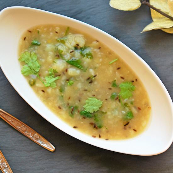 No Onion Garlic Potato Curry - Recipe photo by YourFoodFantasy
