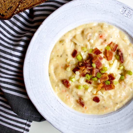Nana's Potato Soup - Recipe photo by betondinner
