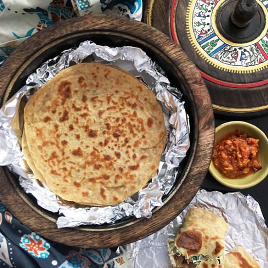 Stuffed Mooli Paratha - Recipe photo by steamingpot