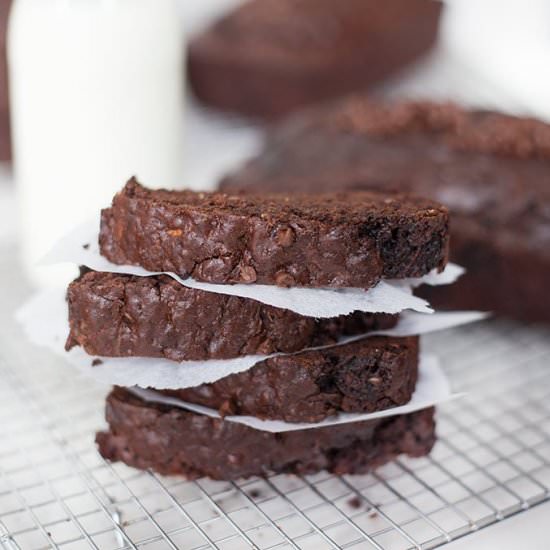 Double Chocolate Zucchini Bread - Recipe photo by Kiwi and Carrot