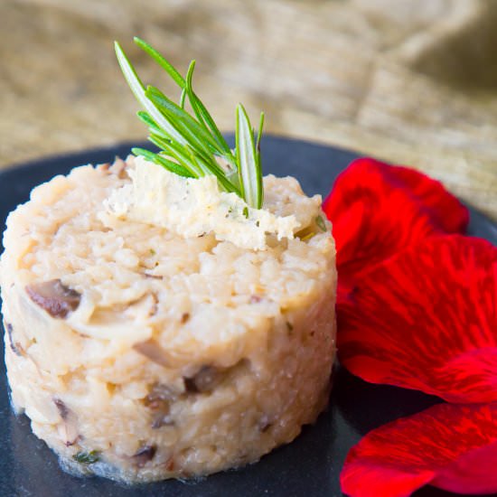 Mushroom Risotto - Recipe photo by DeliciouslyPlated