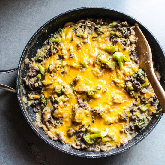 Cheesy Beef and Rice Casserole - Recipe photo by Lisa G Cooks