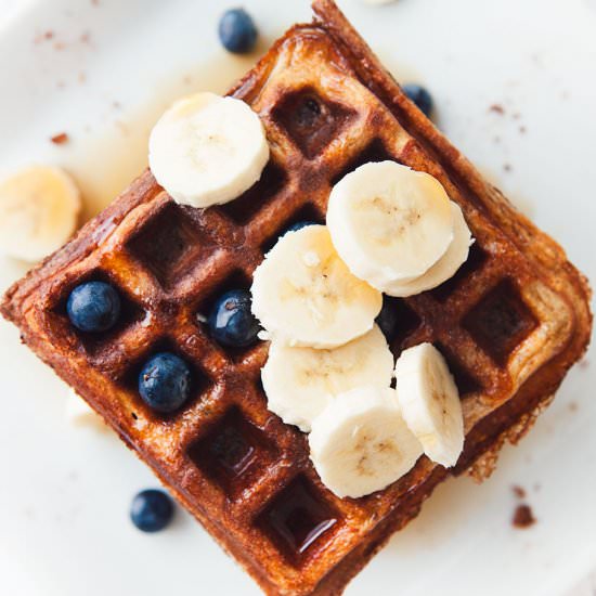 Banana Protein Paleo Waffles - Recipe photo by amazingpaleo