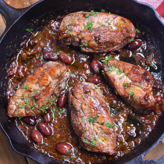 Chicken Provencal - Recipe photo by evseats