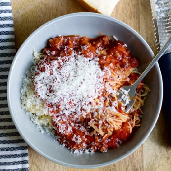 Nana's Spaghetti Sauce - Recipe photo by betondinner