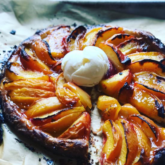Fruit Galette - Recipe photo by jessie sheehan bakes