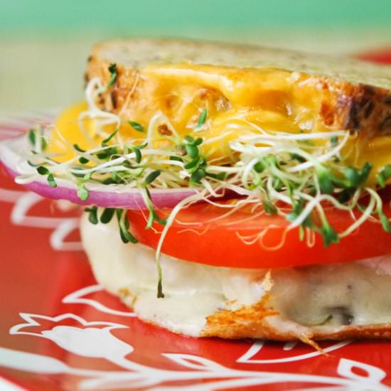 Turkey Veggie Grilled Cheese - Recipe photo by pipandebby