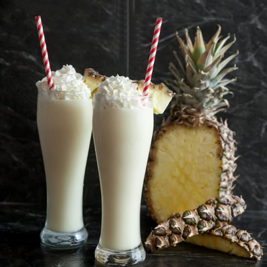 Non-Alcoholic Piña Colada - Recipe photo by Call Me Betty