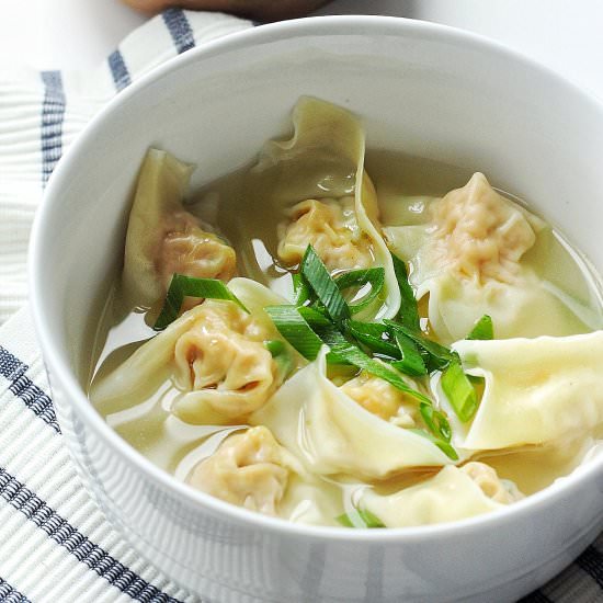 Homemade Wonton Soup - Recipe photo by Couple Eats Food
